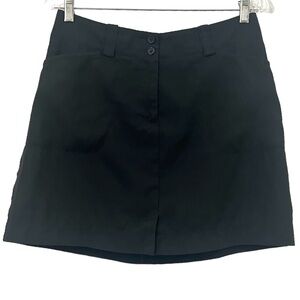 Nike Golf Womens Black Dri Fit Midi Skirt Size Medium 8